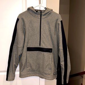 Large 1/4 Zip Under Armour Hooded Pullover